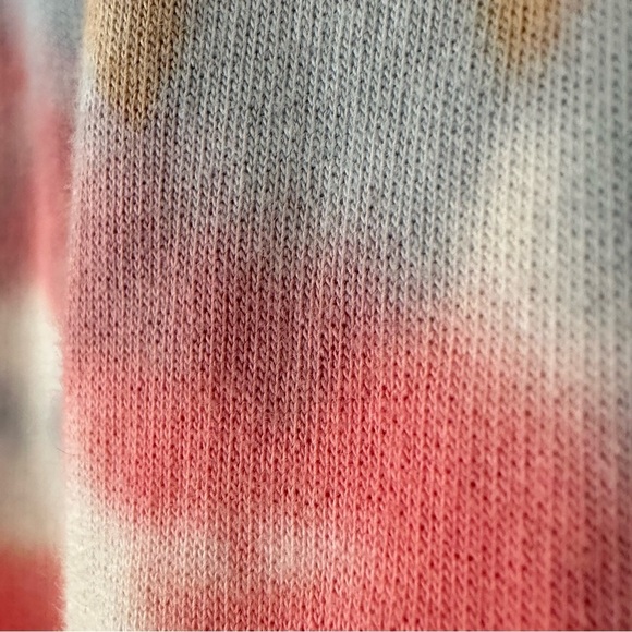 Young Fabulous & Broke Tie Dye Joggers Athleisure Boho Hippie Pink Blue Size Med - Picture 6 of 15